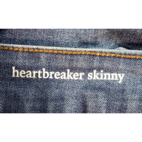 Bebe Jeans Ladies 16W Heartbreaker Skinny Studded - Picture 6 of 8